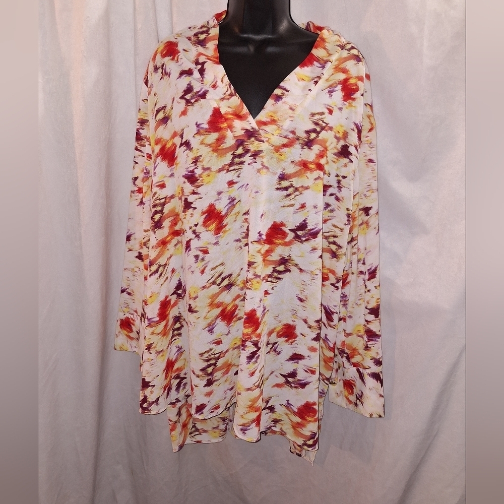 Colorful Abstract Blouse
